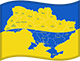 Прапор України з картою України