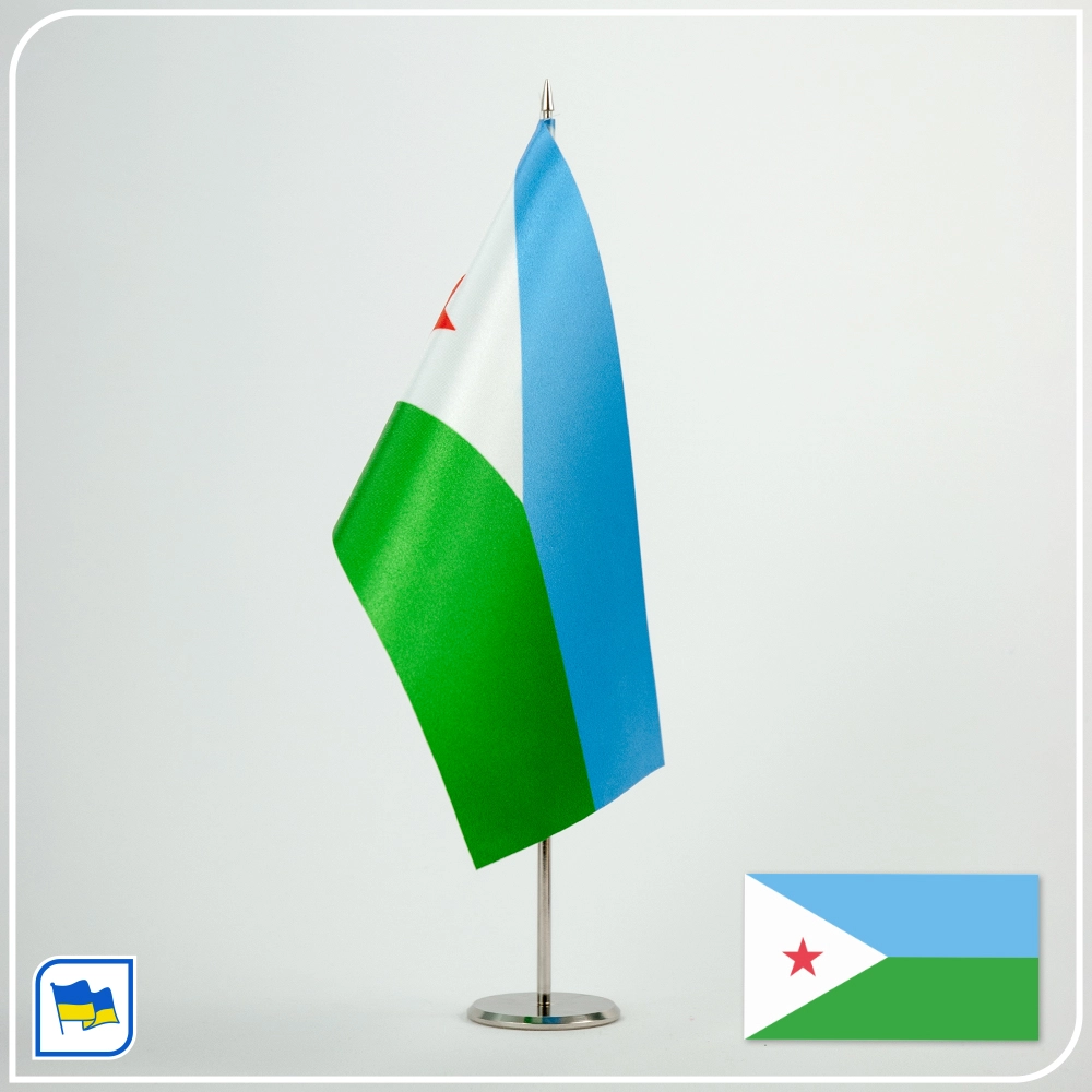 Флажок Джибути Флажок Джибути