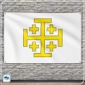 Прапор Єрусалимського королівства Прапор Єрусалимського королівства