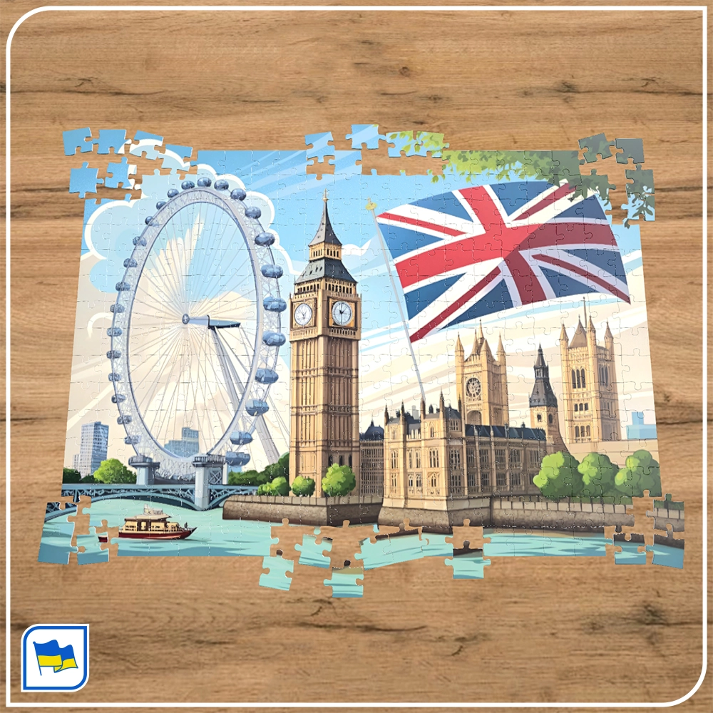 Пазл Велика Британія Пазл Велика Британія