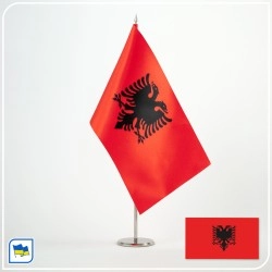 Флажок Албании