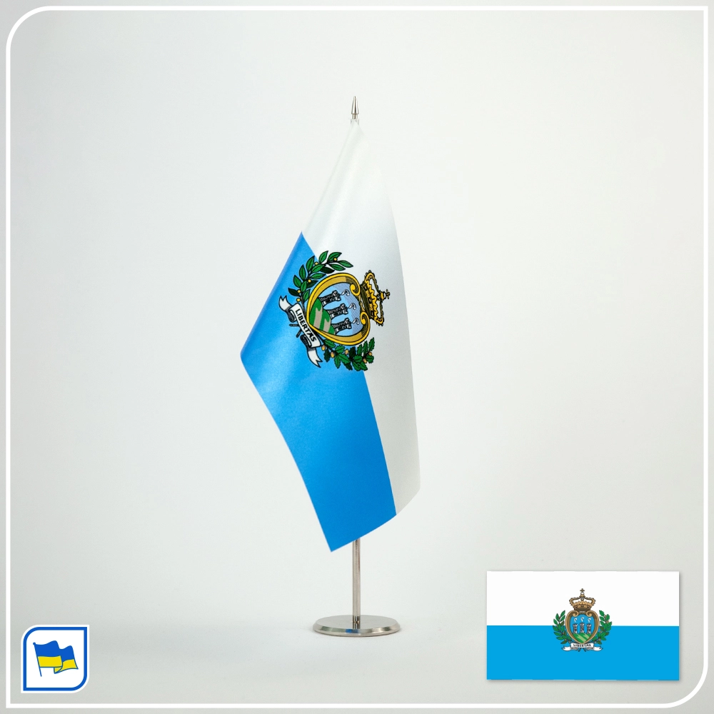 Флажок Сан-Марино Флажок Сан-Марино