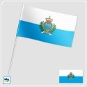 Флажок Сан-Марино Флажок Сан-Марино