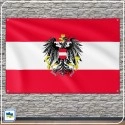 Флаг Австрии c гербом Флаг Австрии c гербом