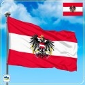 Флаг Австрии c гербом Флаг Австрии c гербом