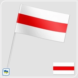 Флажок Бело красно белый БКБ